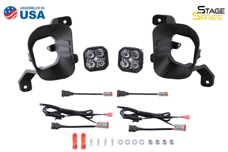 Diode Dynamics SS3 Sport Type Ram Vert Kit ABL - Yellow SAE Fog - Image 9