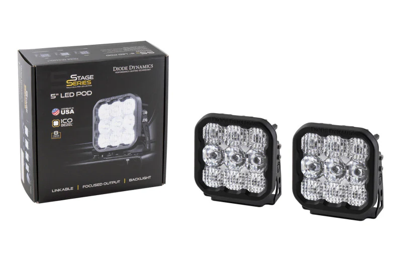 Diode Dynamics SS5 LED Pod Pro - White Driving (Pair) - Image 4