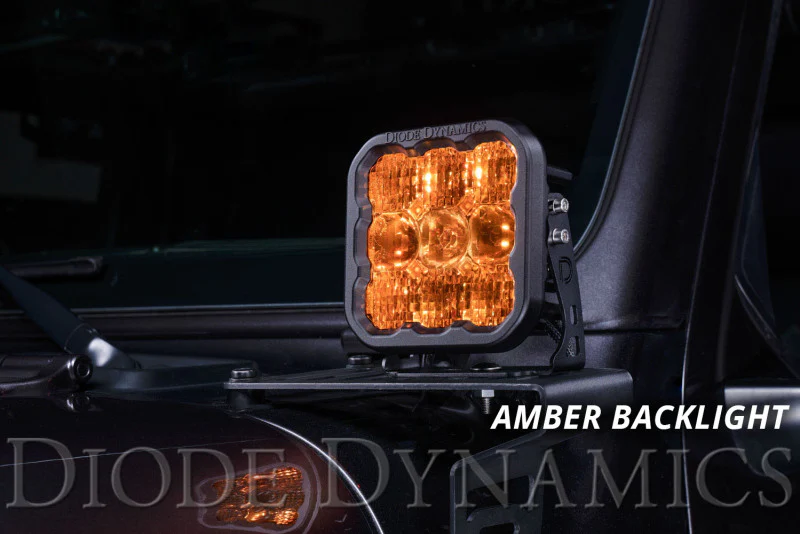 Diode Dynamics SS5 LED Pod Pro - Yellow Driving (Single) - Image 4