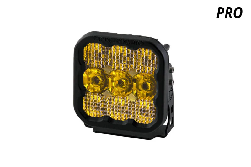 Diode Dynamics SS5 LED Pod Pro - Yellow Flood (Single) - Image 6