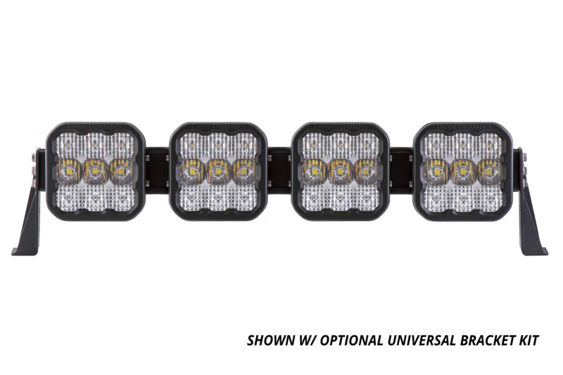 Diode Dynamics SS5 Pro Universal CrossLink 4-Pod Lightbar - White Combo - Image 7