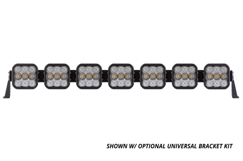 Diode Dynamics SS5 Sport Universal CrossLink 7-Pod Lightbar - White Driving - Image 5