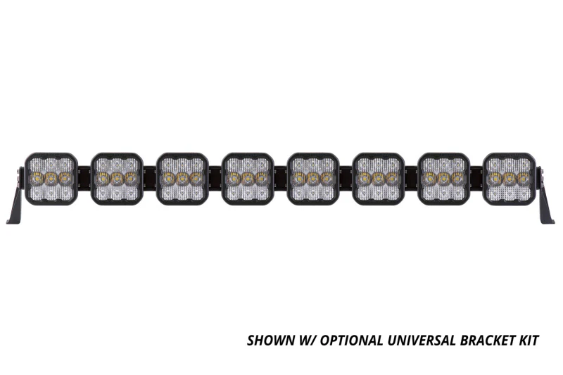 Diode Dynamics SS5 Sport Universal CrossLink 8-Pod Lightbar - Yellow Driving - Image 6