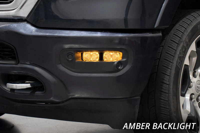 Diode Dynamics SSC2 LED Fog Pocket Kit for 2019-Present Ram - Yellow Sport - Image 7