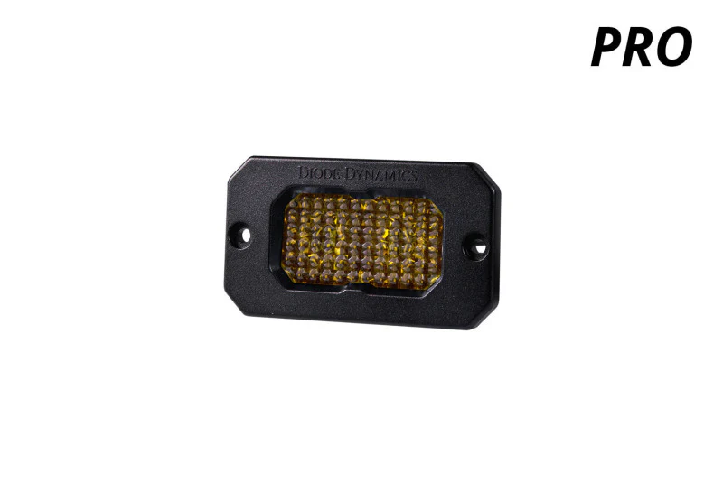 Diode Dynamics Stage Series 2in LED Pod Pro - Yellow Combo Flush ABL (Single) - Image 2