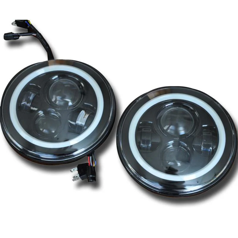 DV8 Offroad 07-18 Jeep Wrangler JK LED Projector Headlights - Image 8