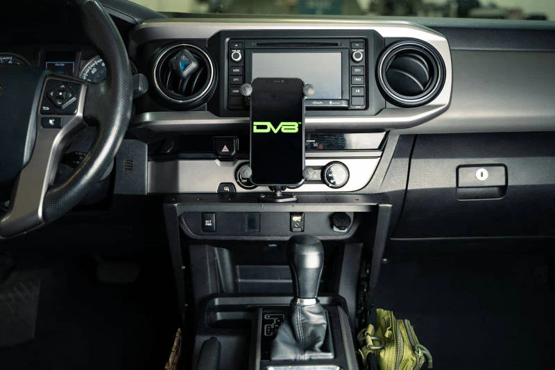 DV8 Offroad 16-23 Toyota Tacoma Center Console Molle Panels & Device Mount - Image 3