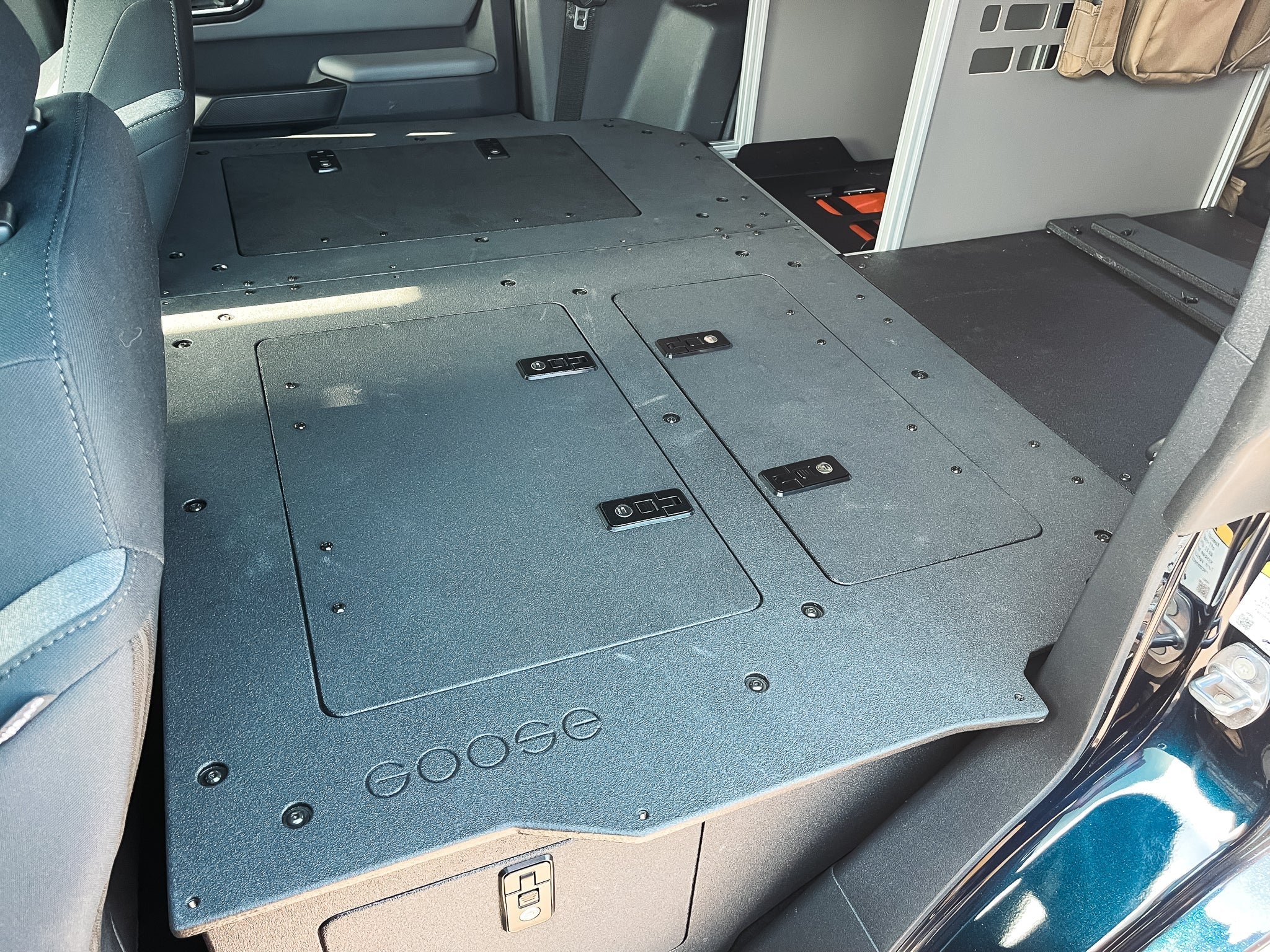 Ford Bronco 2021-Present 6 Gen. 4 Door - Second Row Seat Delete Plate System - Module Height - Image 2