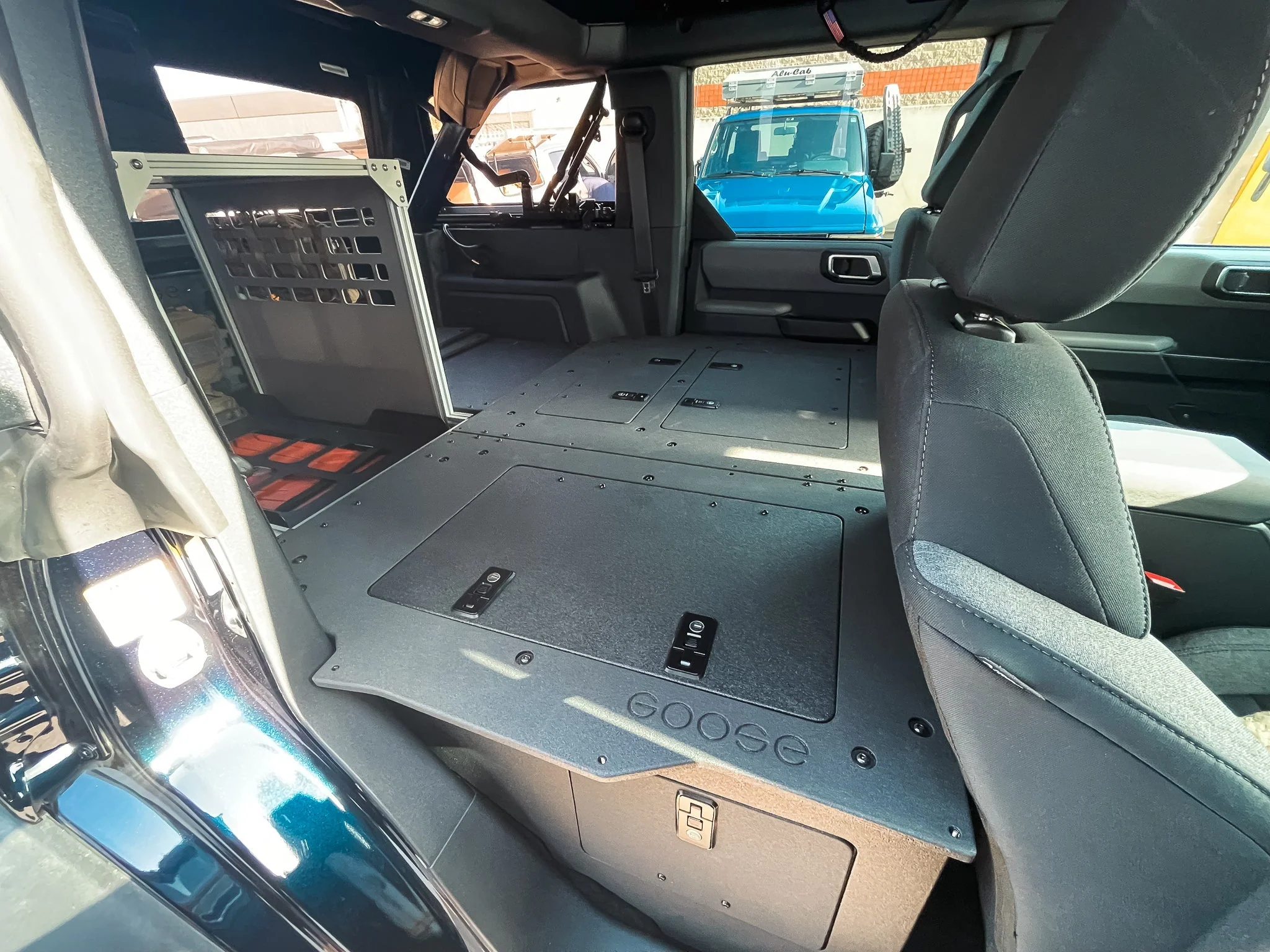 Ford Bronco 2021-Present 6 Gen. 4 Door - Second Row Seat Delete Plate System - Module Height - Image 4
