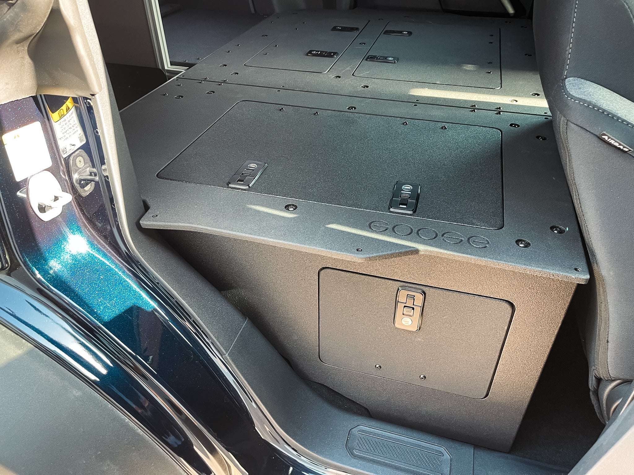 Ford Bronco 2021-Present 6 Gen. 4 Door - Second Row Seat Delete Plate System - Module Height - Image 7