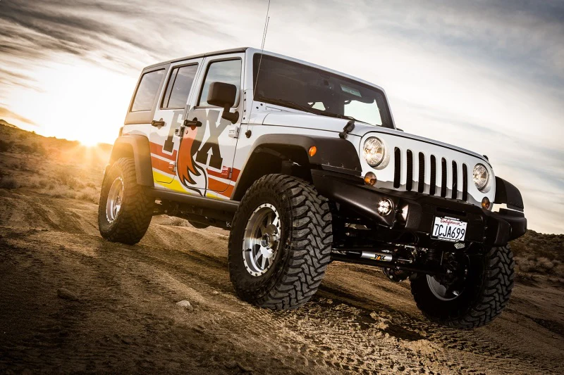 Fox 07-18 Jeep Wrangler JK 2.0 Performance Series 8.1in. TS Stabilizer 1 1/2in Tie Rod - Image 3