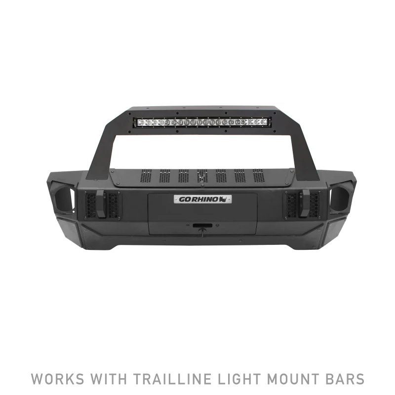 Go Rhino 07-20 Jeep Wrangler JL/JLU/JK/JKU/Gladiator JT Trailline Front Stubby Bumper - Image 15
