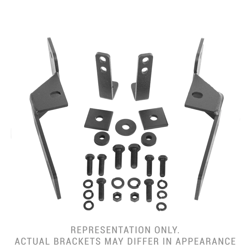 Go Rhino 11-18 Ram 1500 (Excl. Rebel/Warlock/TRX) RC4 & RC3 LR Brackets - Tex. Blk - Image 2