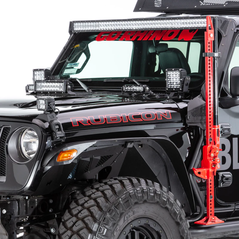 Go Rhino 18-20 Jeep Wrangler JL/JLU/Gladiator JT Light Mount - 6in Q4 Series - Image 7
