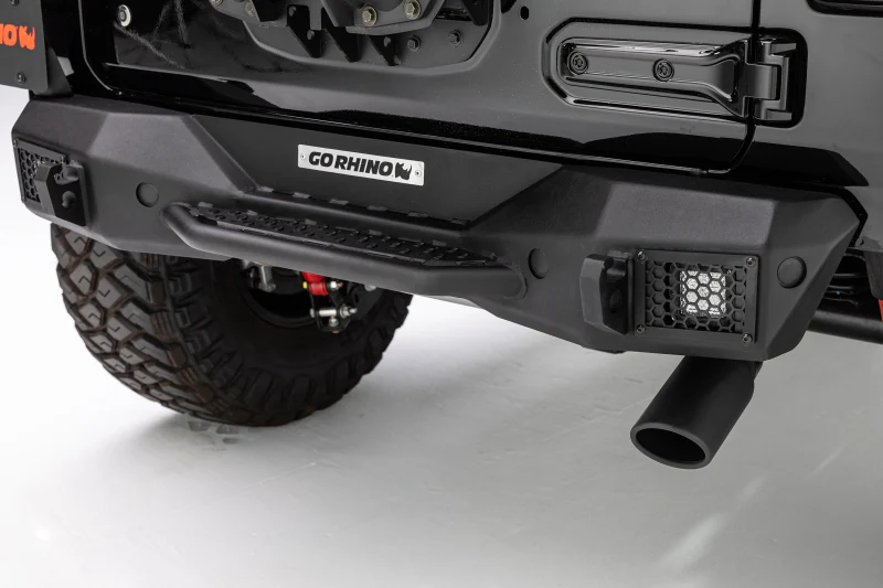 Go Rhino 18-20 Jeep Wrangler JL/JLU Rockline Rear Stubby Bumper - Image 4