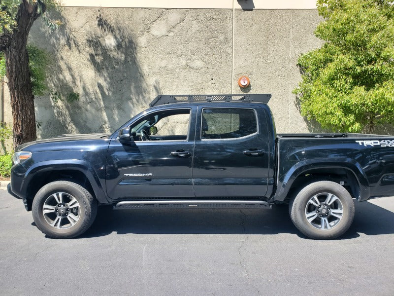 Go Rhino 18-23 Toyota Tacoma 4Door Frame Mount Sliders - Textured Black - Image 3