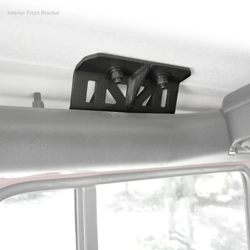 Go Rhino 19-22 Jeep Wrangler JLU SRM Roll Bar Mount Kit - Tex. Blk - Image 7