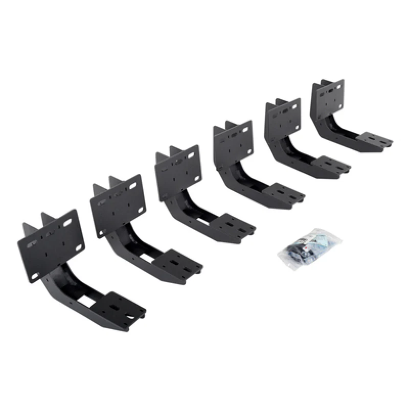 Go Rhino 19-22 Ram 1500 Crew Cab 4DR Mounting Brackets (V-Series V3/RB10 Slim/RB20 Slim) - Tex. Blk - Image 2