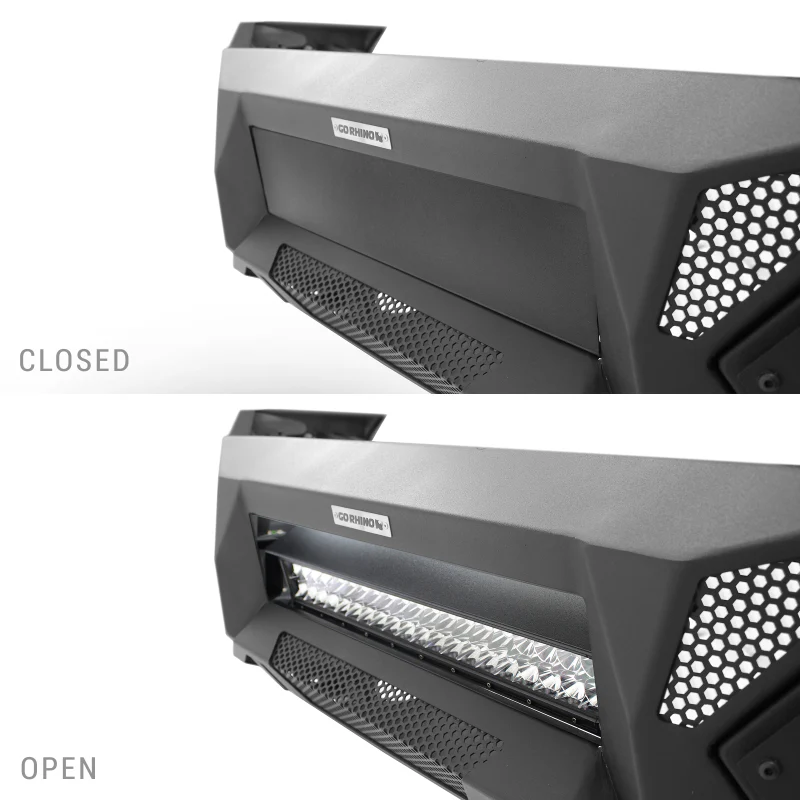 Go Rhino 19-24 Ram 1500 (Excl. Rebel/Warlock/TRX) Element Front Bumper w/Pwr Bar - Tex. Blk - Image 15