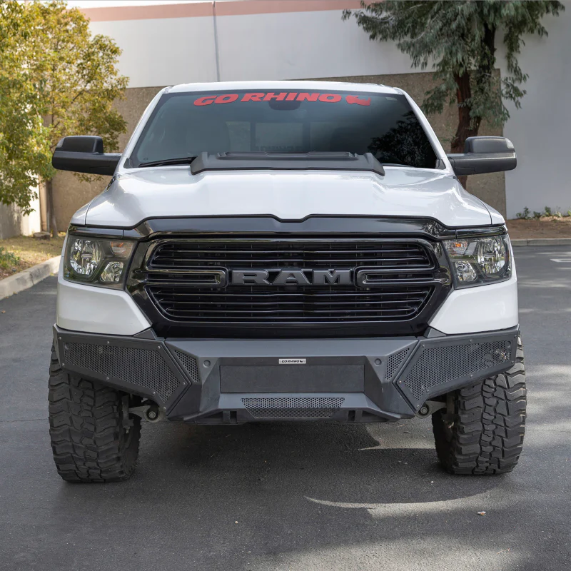 Go Rhino 19-24 Ram 1500 (Excl. Rebel/Warlock/TRX) Element Front Bumper w/Pwr Bar - Tex. Blk - Image 7