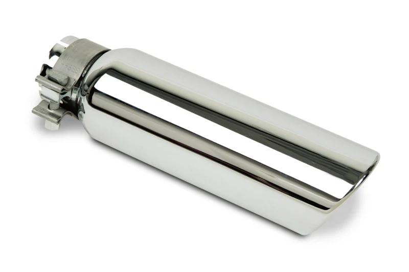 Go Rhino Exhaust Tip - Chrome - ID 2 1/4in x L 6in x OD 3in - Image 2