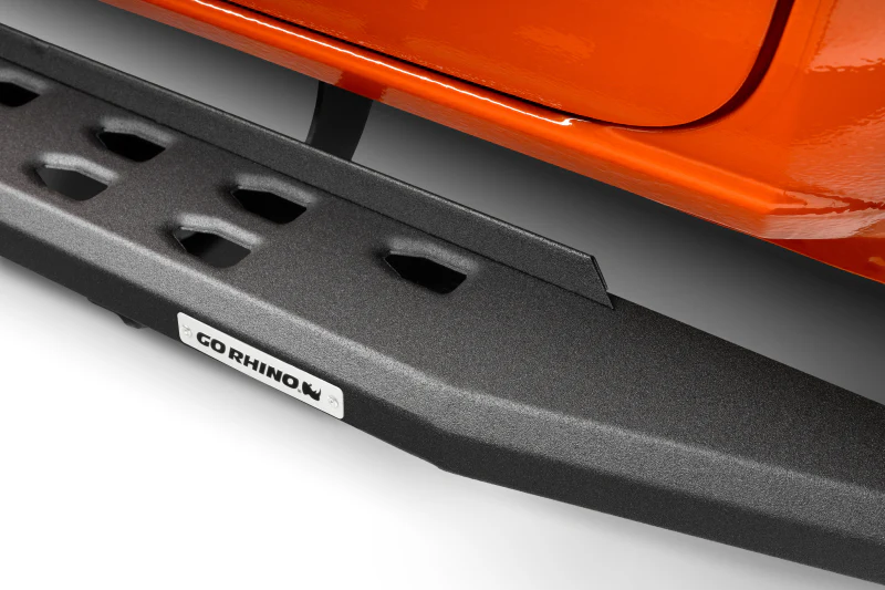 Go Rhino RB20 Slim Running Boards 57in. Cab Length - Tex. Blk (No Drill/Mounting Brackets Req.) - Image 3