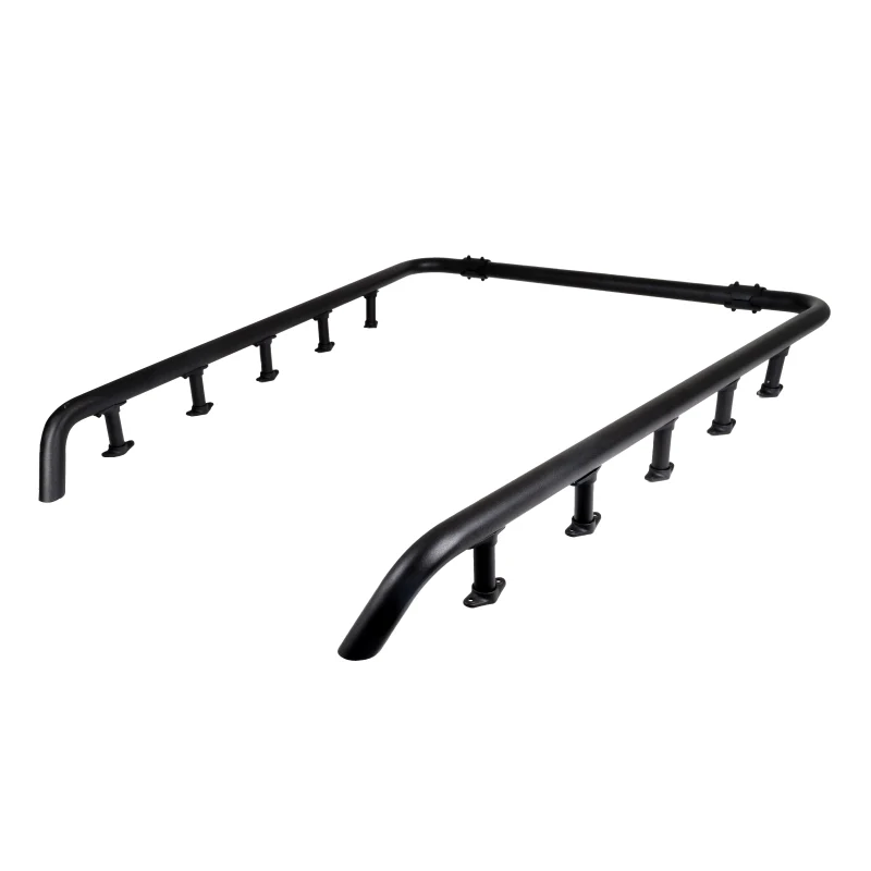 Go Rhino SRM500 Tri-Rail Kit (For 65in. Long Rack) - Tex. Blk (Rails ONLY - Req. Platform) - Image 2