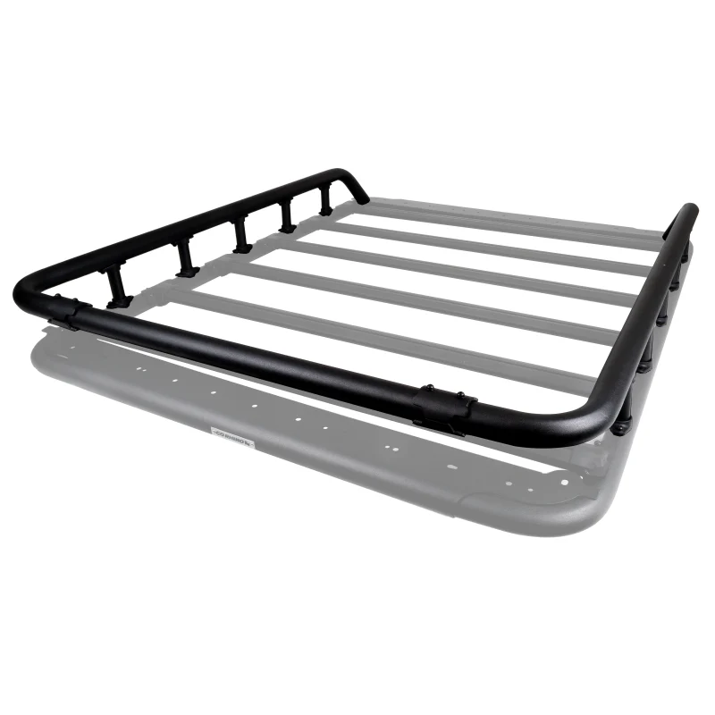 Go Rhino SRM500 Tri-Rail Kit (For 65in. Long Rack) - Tex. Blk (Rails ONLY - Req. Platform) - Image 9