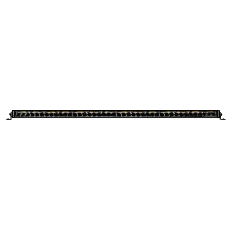 Go Rhino Xplor Blackout Combo Series Sgl Row LED Light Bar w/Amber (Side/Track Mount) 39.5in. - Blk - Image 2