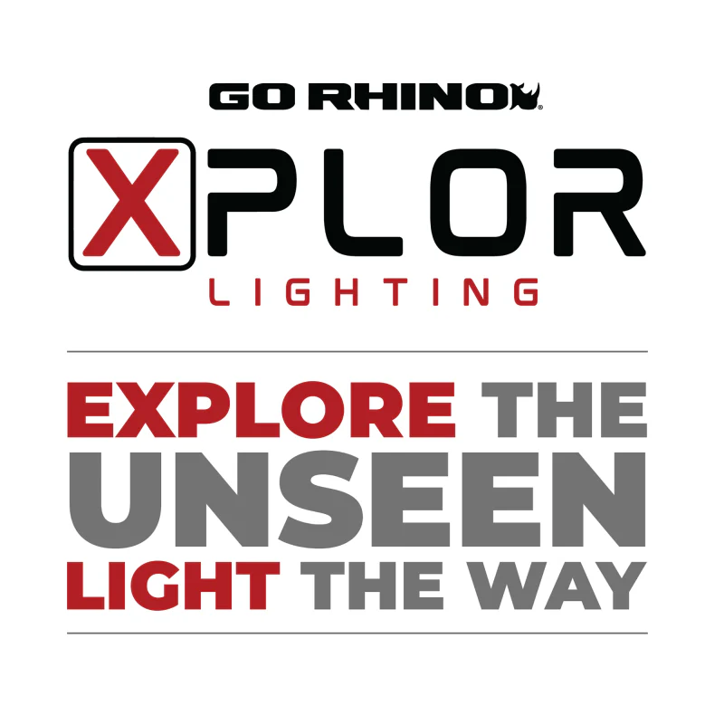Go Rhino Xplor Bright Series Cube LED Spot Light Kit (Surface/Threaded Stud Mount) 3x3 - Blk (Pair) - Image 7