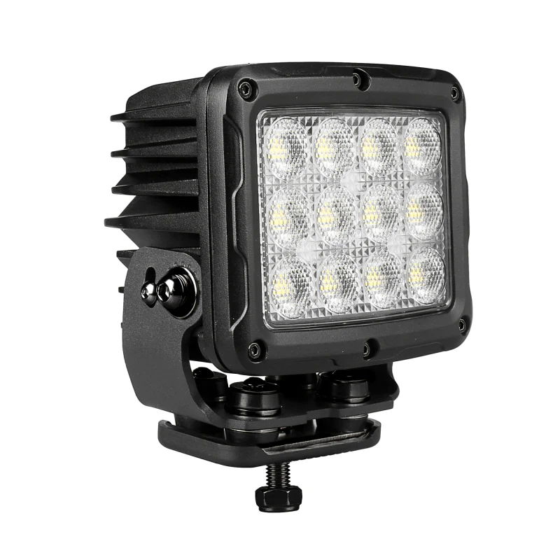Go Rhino Xplor Bright Series Rectangle SingleLED Spot Light Kit (Surface Mount) 5in. - Blk (Pair) - Image 4