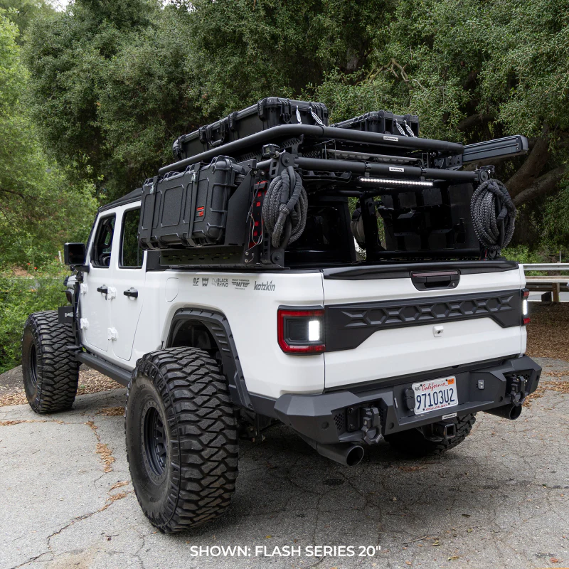 Go Rhino Xplor Flash Series Sgl Multi Function LED Light Bar (Track Mount) 30in. - Blk - Image 16