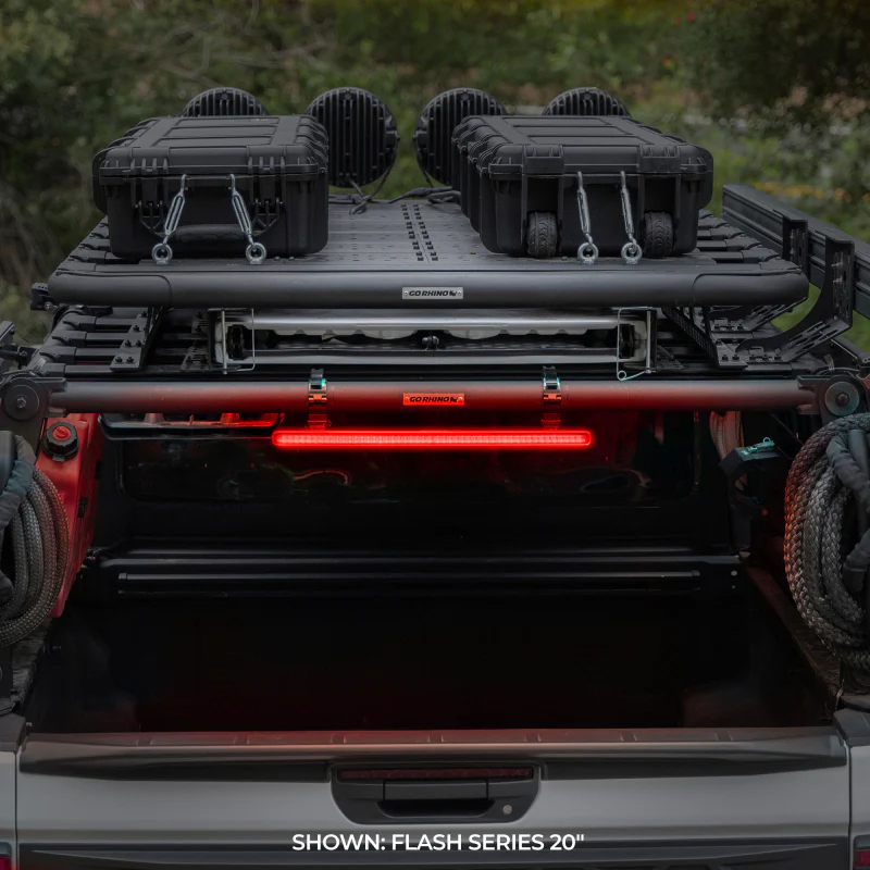 Go Rhino Xplor Flash Series Sgl Multi Function LED Light Bar (Track Mount) 30in. - Blk - Image 17