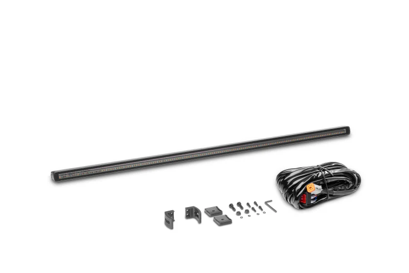 Go Rhino Xplor Flash Series Sgl Multi Function LED Light Bar (Track Mount) 30in. - Blk - Image 24