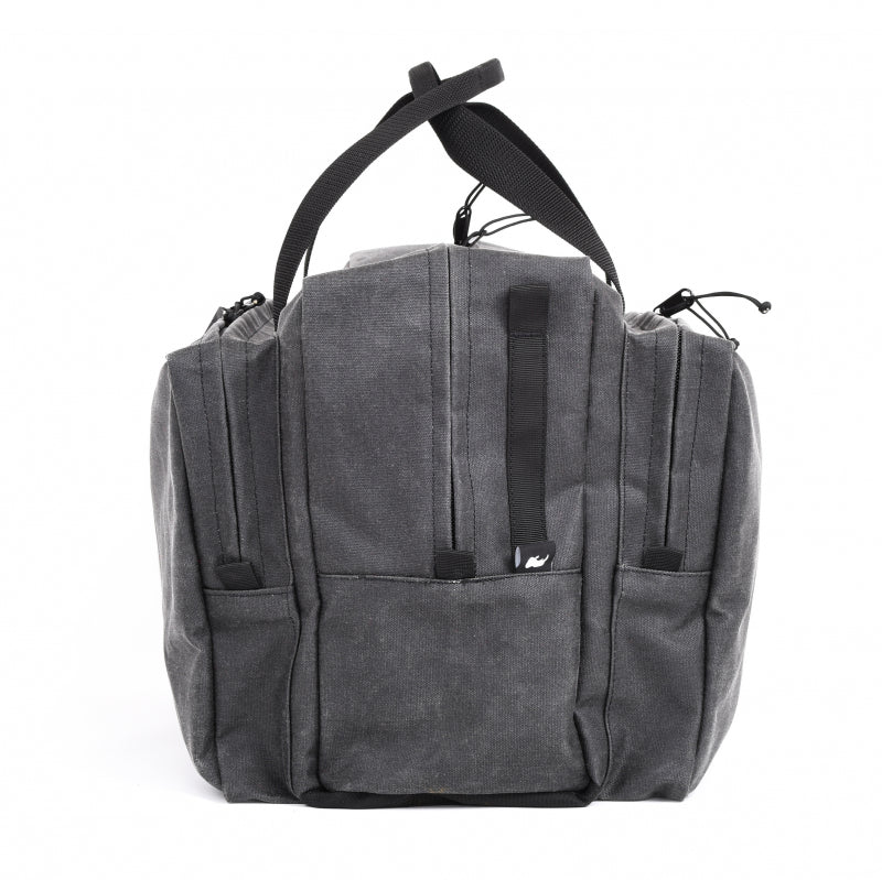 Go Rhino XVenture Gear Bag - Large (13x14x22in. Closed) 12oz Waxed Canvas - Black - Image 6