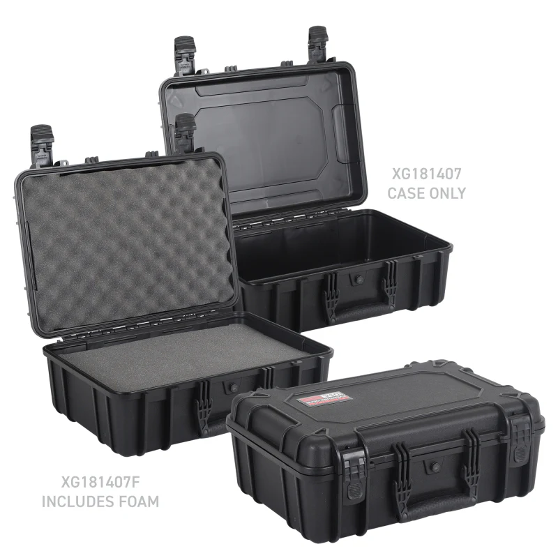 Go Rhino XVenture Gear Hard Case - Medium 18in. / Lockable / IP67 / Automatic Air Valve - Tex. Black - Image 17