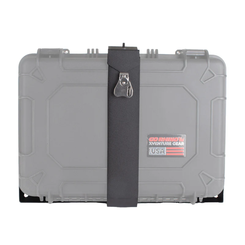 Go Rhino XVenture Gear Hard Case Mount Extra Large 25in. (Mount ONLY for XRS/SRM Racks) - Tex. Blk - Image 5