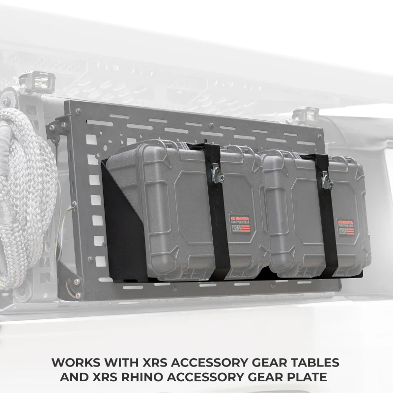 Go Rhino XVenture Gear Hard Case Mount Large 20in. (Mount ONLY for XRS/SRM Racks) - Tex. Blk - Image 10