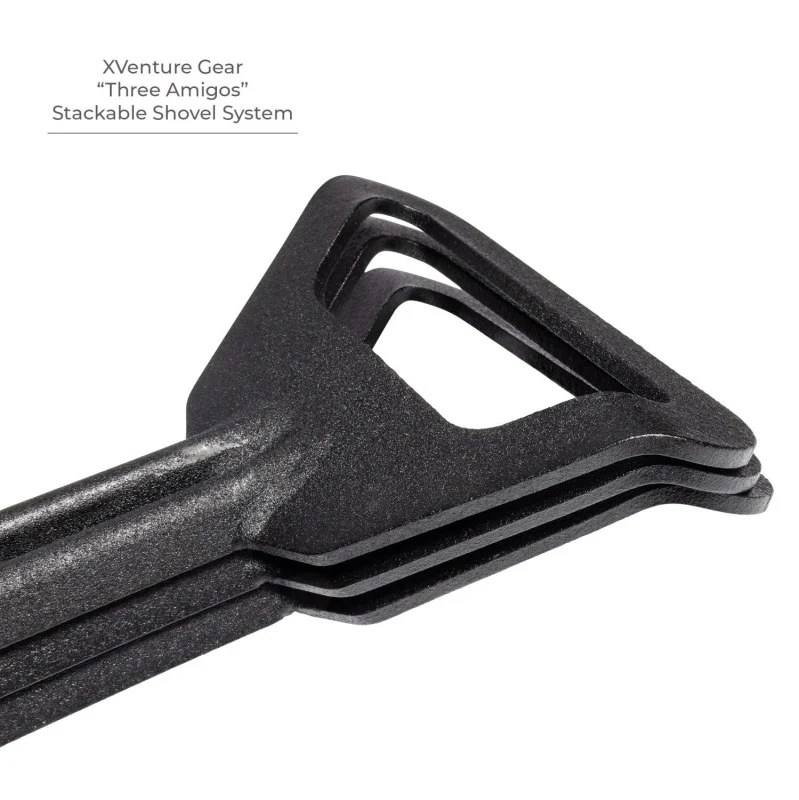 Go Rhino Xventure Gear Sharktooth Stackable Shovel - Textured Black - Image 14