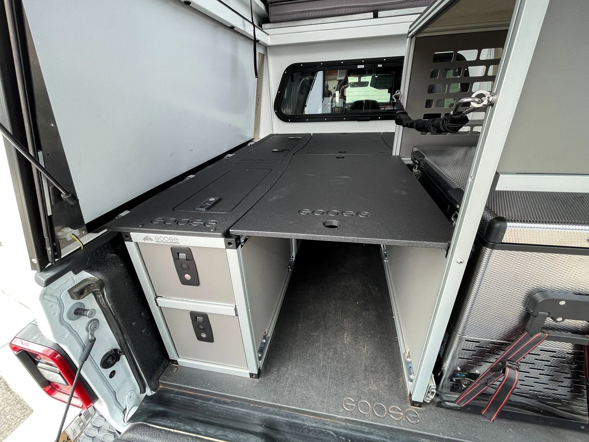 Goose Gear Camper System - Midsize and Full Size - Passenger Side Rear Icebox Module - Image 3