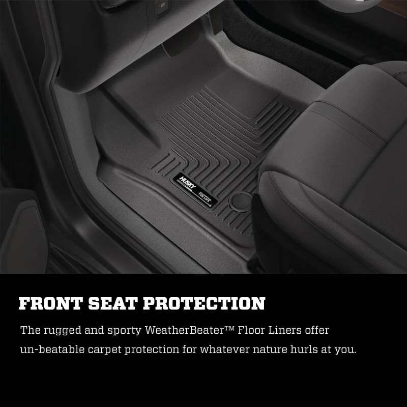 Husky Liners 07-12 Chevy Silverado/GMC Sierra Crew Cab WeatherBeater Combo Tan Floor Liners - Image 16
