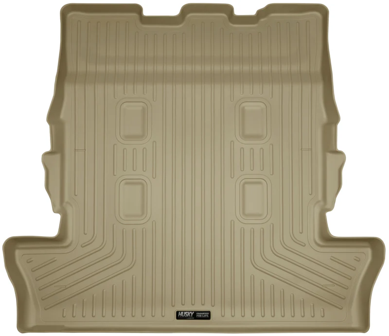 Husky Liners 08-11 Lexus LX570 Weatherbeater Tan Rear Cargo Liner (Folded 3rd Row) - Image 2