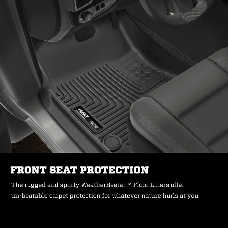 Husky Liners 09-10 Dodge Ram 1500 Crew Cab WeatherBeater Black 2nd Seat Floor Liners - Image 16
