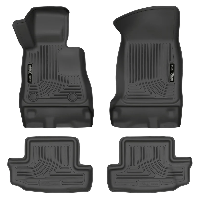 Husky Liners 16-17 Chevy Camaro WeatherBeater Front and Second Row Black Floor Liners - Image 2