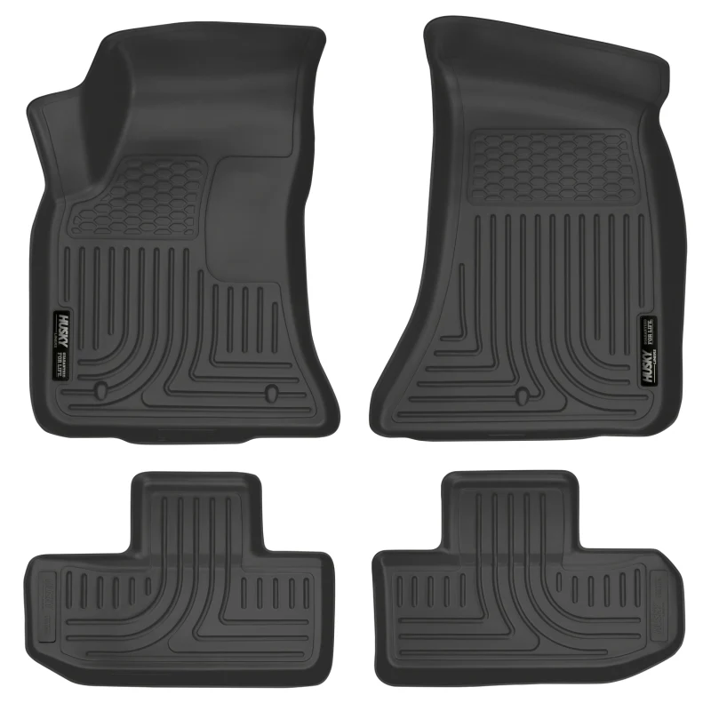 Husky Liners 16-22 Dodge Challenger (RWD) Front & Second Row Black Floor Liners - Image 2