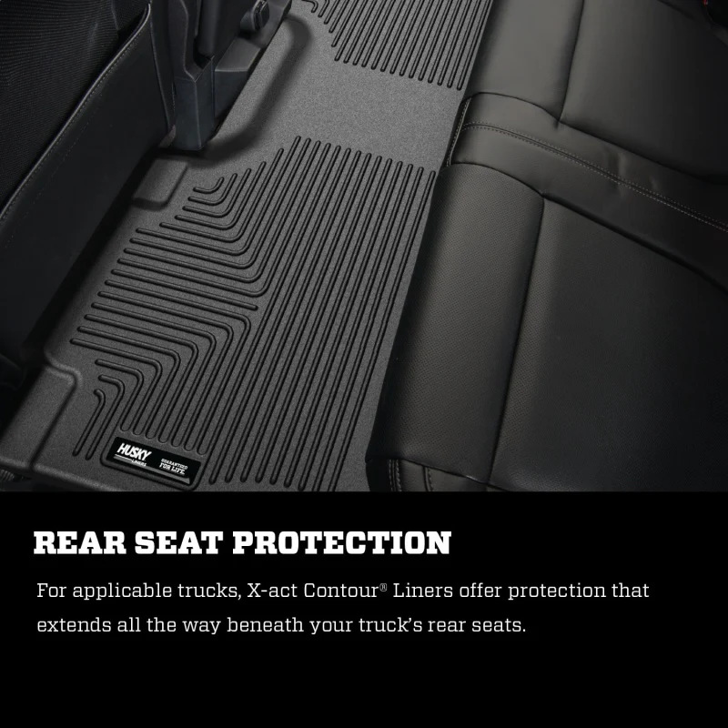 Husky Liners 19-20 Dodge Ram 2500/3500 Crew Cab X-Act Contour Front and Second Row Seat Floor Liners - Image 6