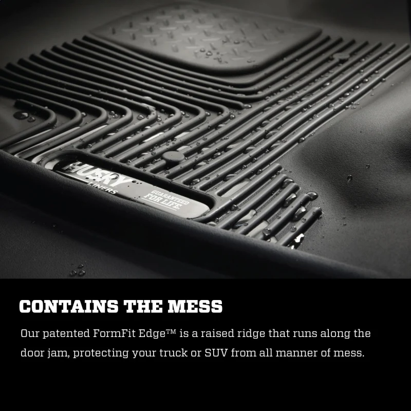 Husky Liners 19-21 Infiniti QX80 / 19-21 Nissan Armada X-act Contour Series Front Floor Liners Black - Image 11