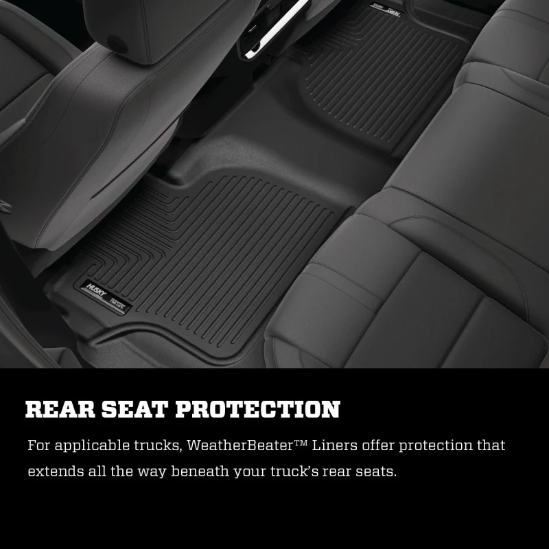 Husky Liners 19-22 Mazda 3 / 20-22 CX-30 WeatherBeater Front & 2nd Seat Floor Liners - Black - Image 8
