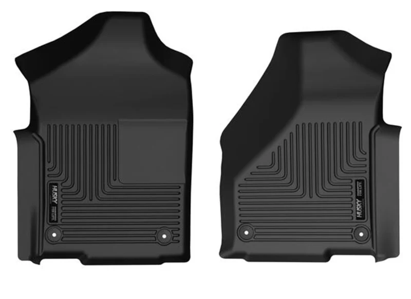 Husky Liners 19-22 RAM 2500/3500 Std Cab (Vinyl Floor) WeatherBeater Front Floor Liners - Black - Image 2