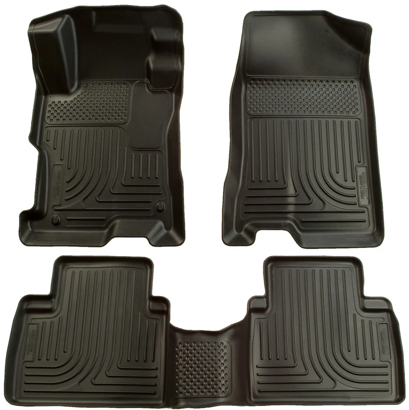 Husky Liners 2012 Honda Civic WeatherBeater Combo Black Floor Liners - Image 2